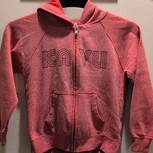 Kavu Kids Red Wash Zip Hoodie